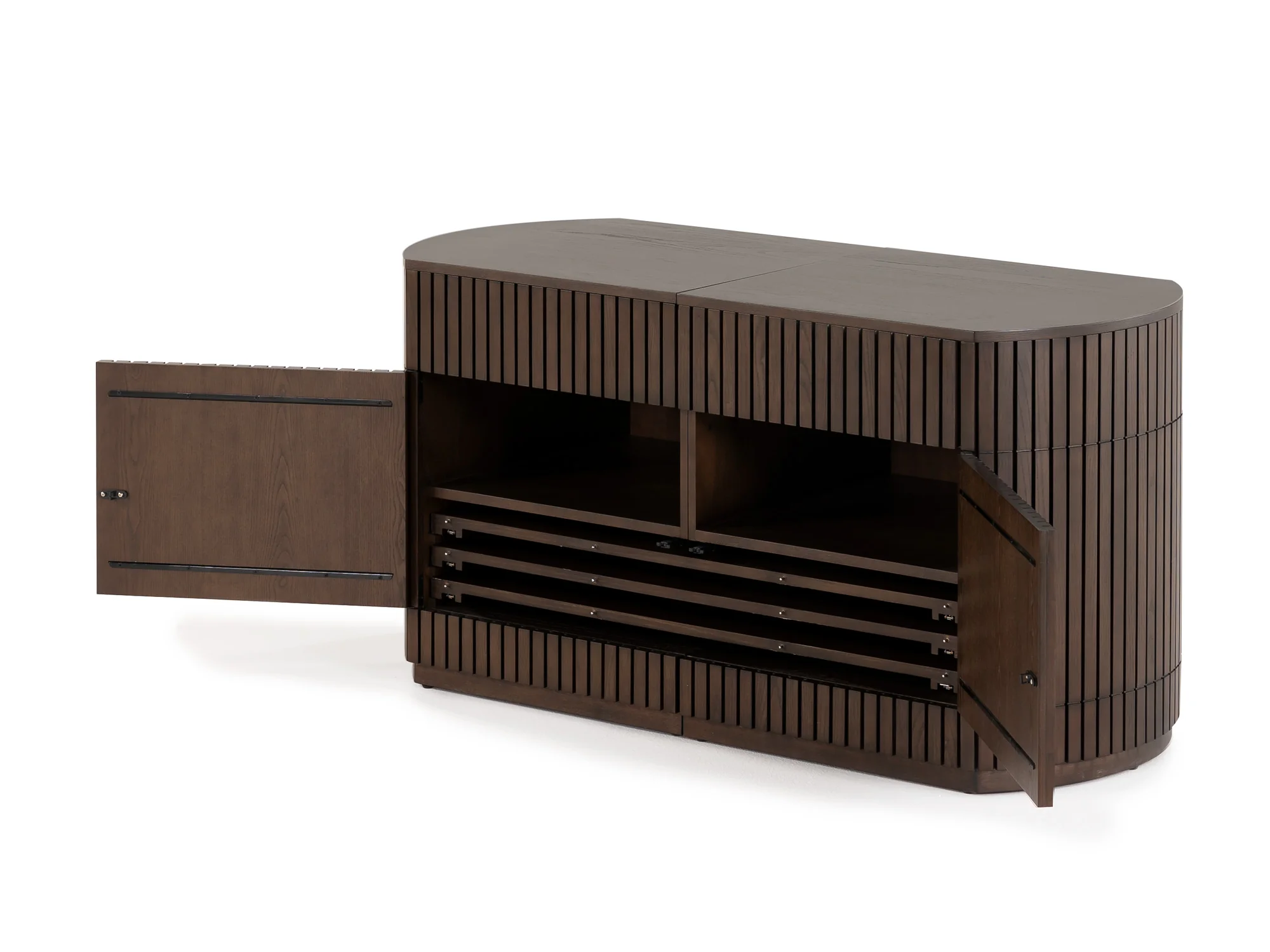 Transformer Round Sideboard - Panel Storage - Image 28