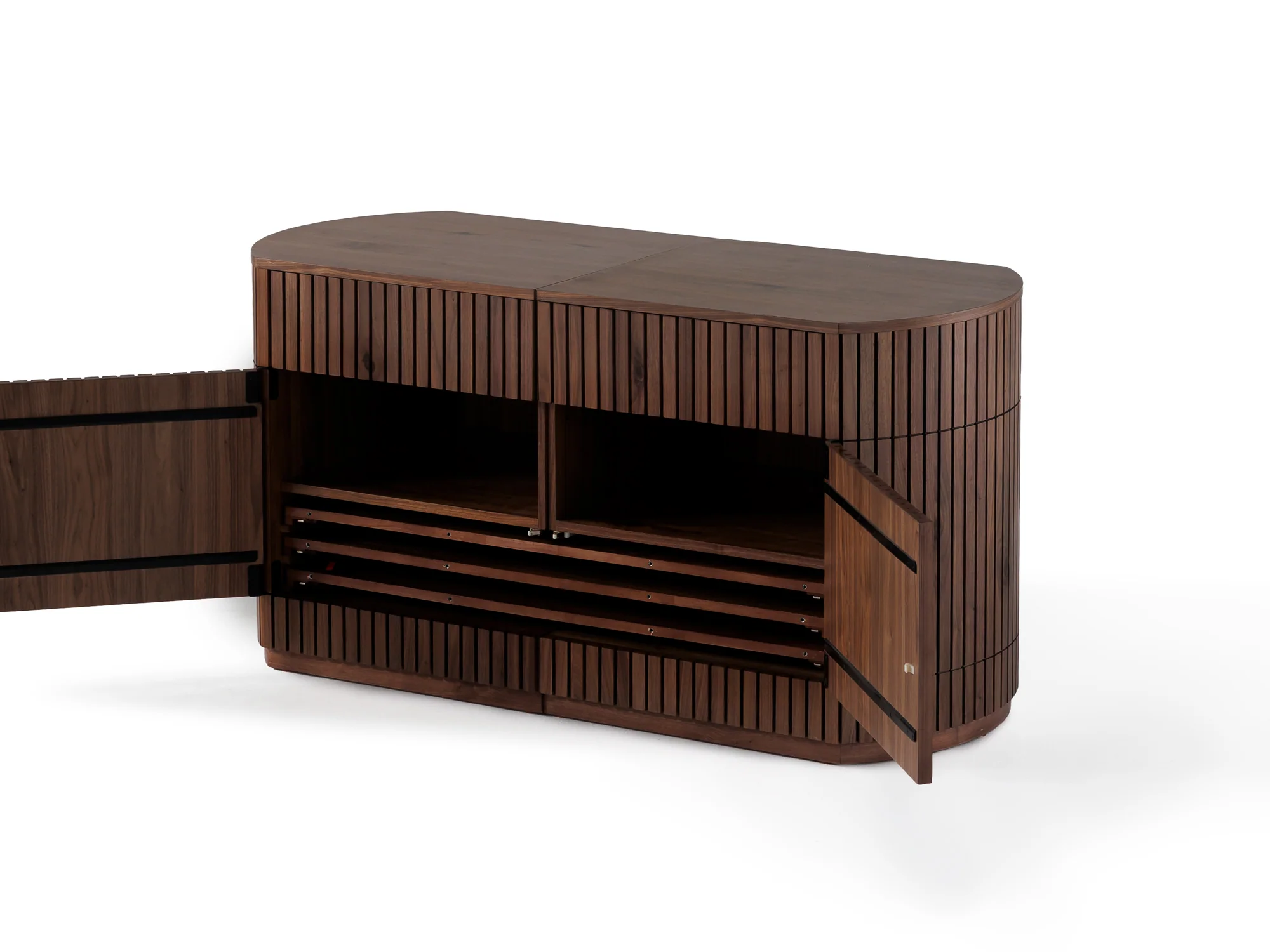 Transformer Round Sideboard - Panel Storage - Image 48